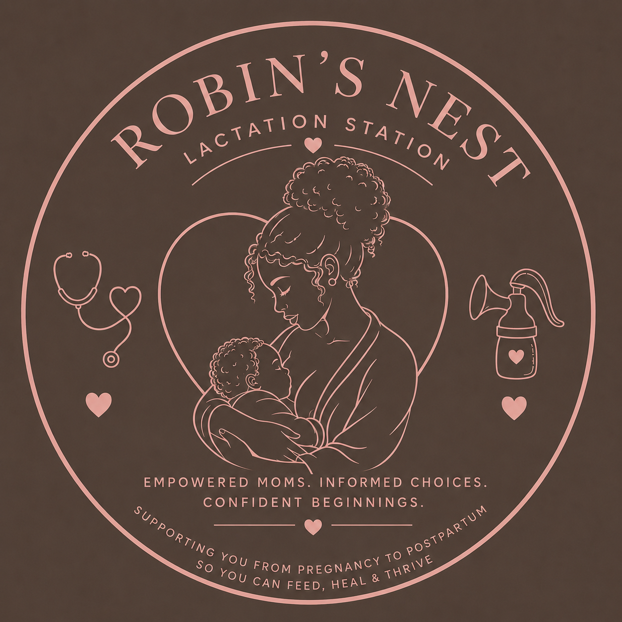 Robin's Nest Lactation Station logo